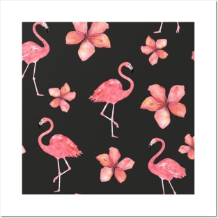 Flamingo Summer Posters and Art